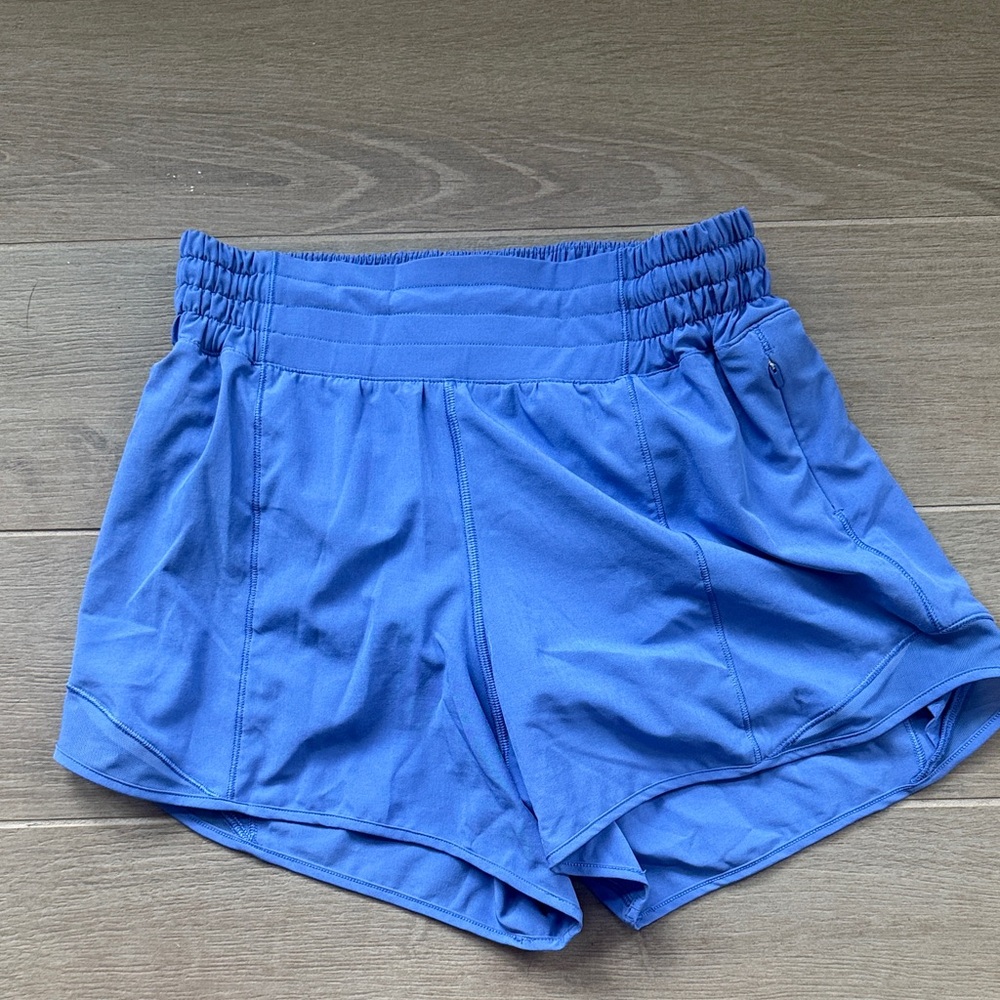 Lululemon Hotty Hot High Rise Short- wild indigo- size 4